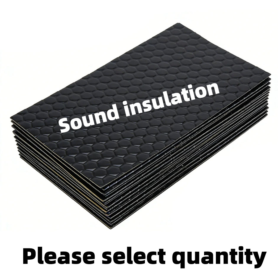 Car Audio Sound Deadening Mat - SelfAdhesive ButylRubber Damping Board Car Soundproof