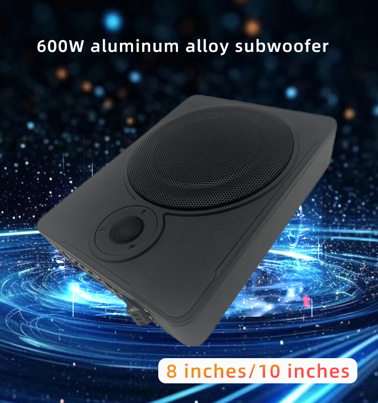 Under Seat Subwoofer Slim 8 Inch - 12V 8inch/10inch Thin Car Subwoofer SPL