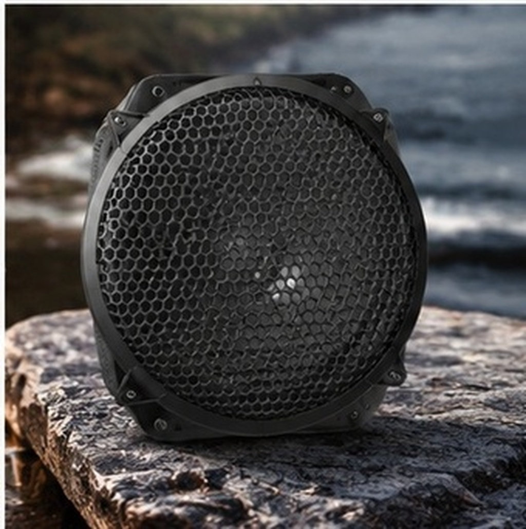 Car Subwoofer Grill Protector - Speaker Grill Black ABS Mesh 12
