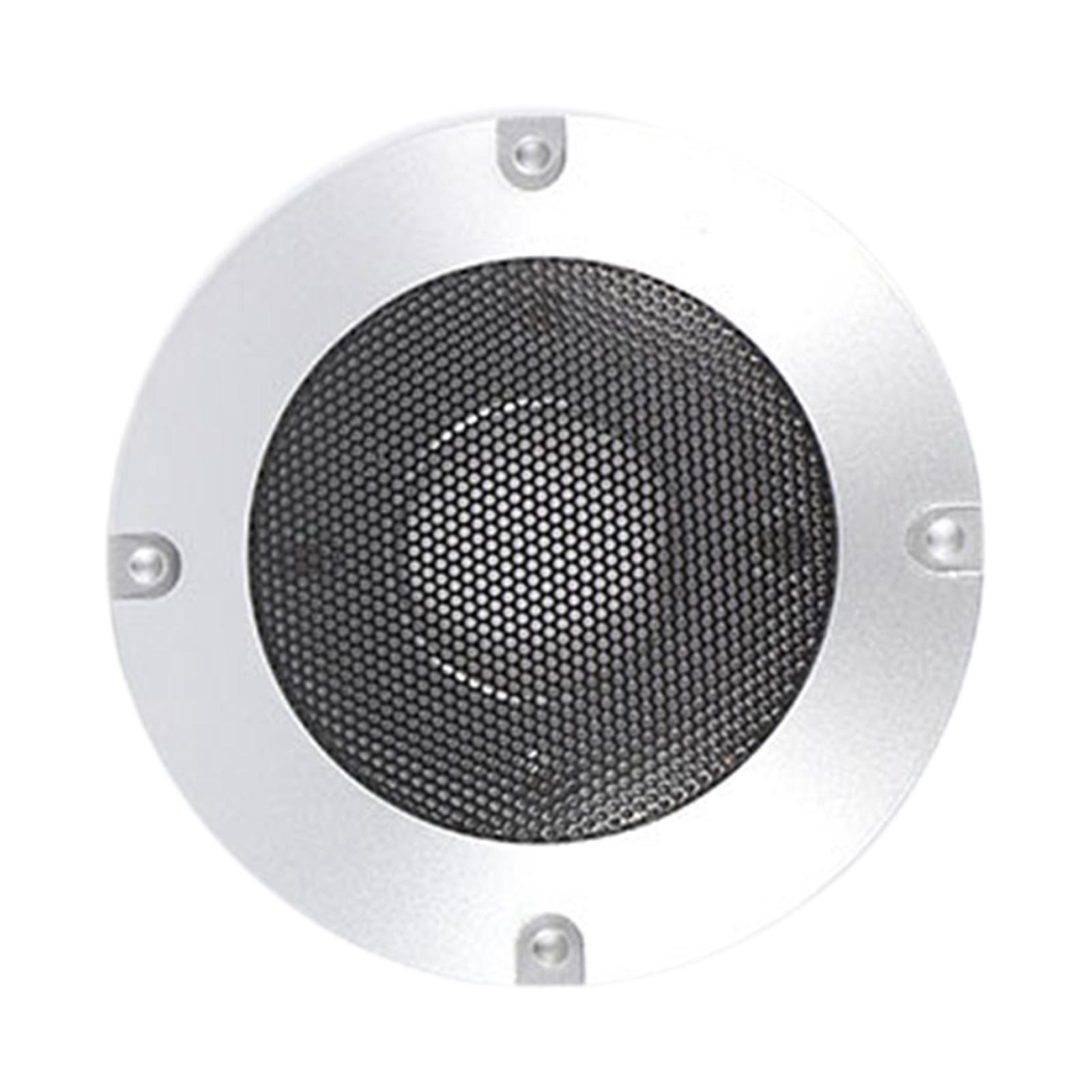 Car Subwoofer Grill Protector - Metal Look ABS Speaker Grille Cover