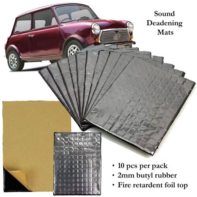 10Pcs Car Sound Mat Insulation - Car Audio Sound Deadening Mat recension och pris