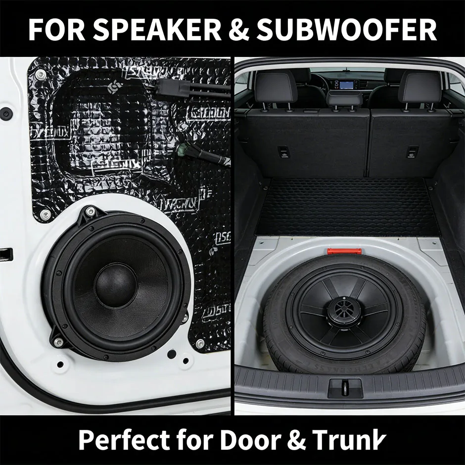 SelfAdhesive ButylRubber Dampi - Car Audio Sound Deadening Mat recension och pris