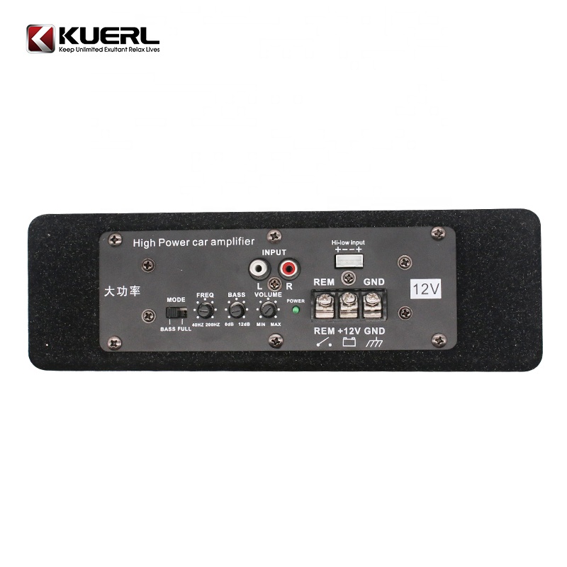 K-801APR Hot Sale Car Audio Un - Under Seat Subwoofer Slim 8 Inch recension och pris