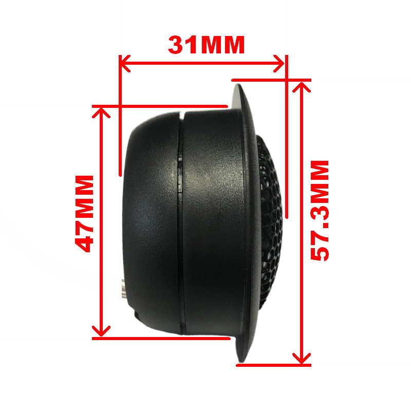 Top Sale 2 Inch Tweeter 25mm-V - Car Audio Tweeter Silk Dome recension och pris
