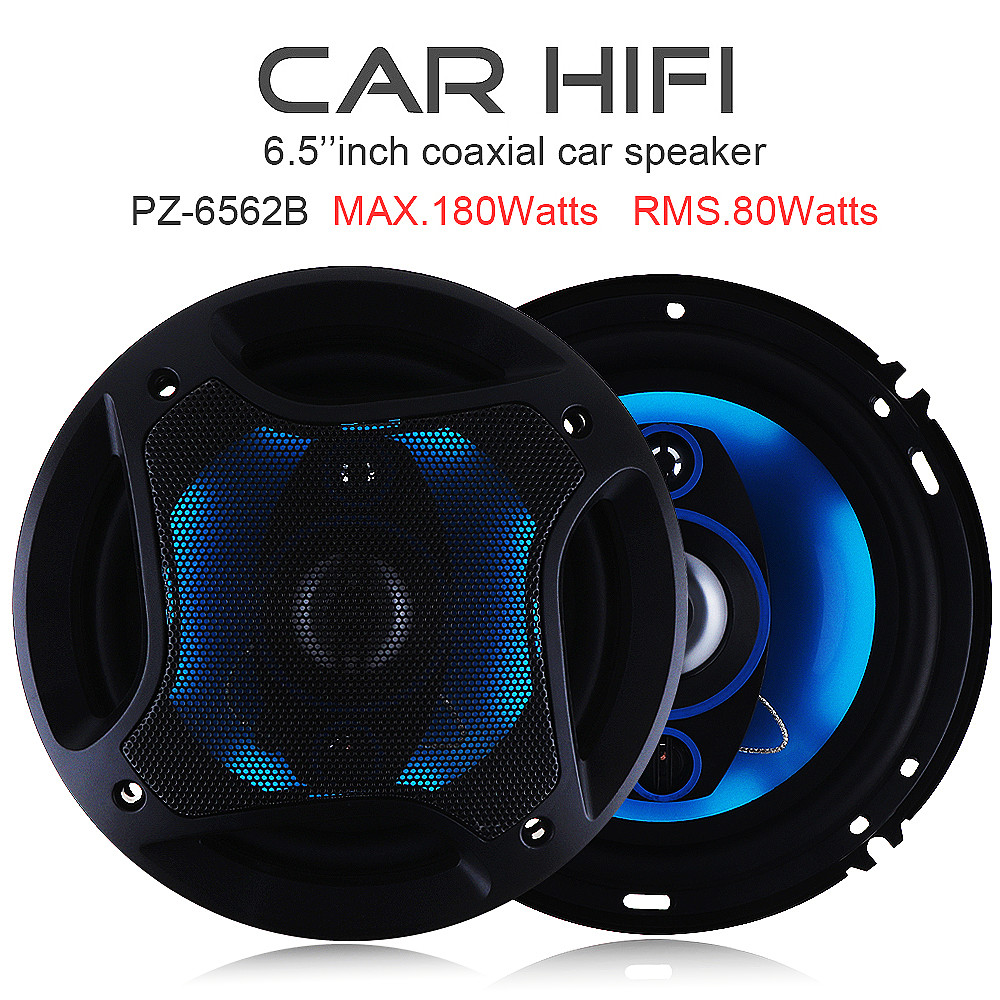 2pcs 6.5 Inch 180W 12V Car Coa - Car Audio Component Speaker 6.5 recension och pris