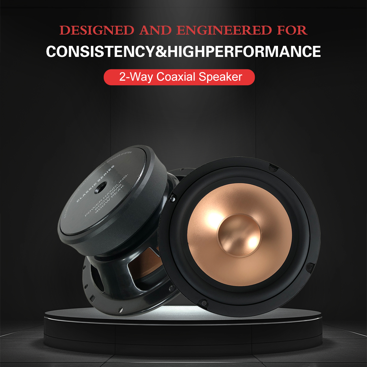 2-way 6.5inch Car Audio Compon - Car Audio Tweeter Silk Dome recension och pris