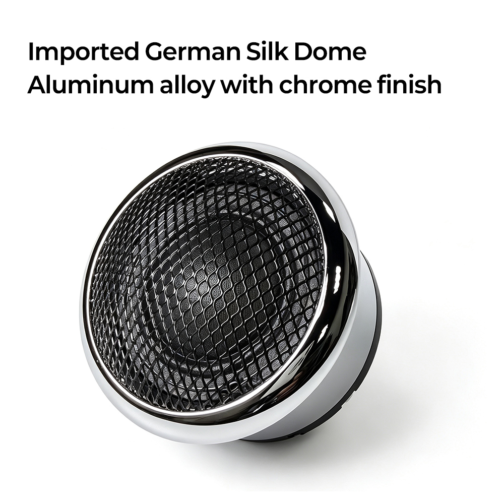 1 Pair 2 Inch Car Tweeter with - Car Audio Tweeter Silk Dome recension och pris