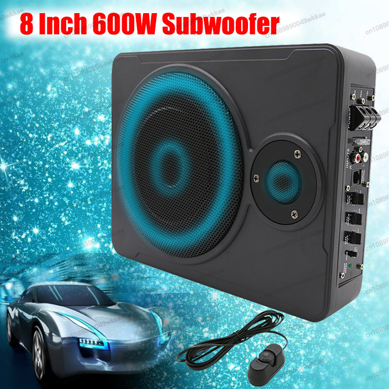 Slim Under‑Seat Car Audio Subw - Under Seat Subwoofer Slim 8 Inch recension och pris