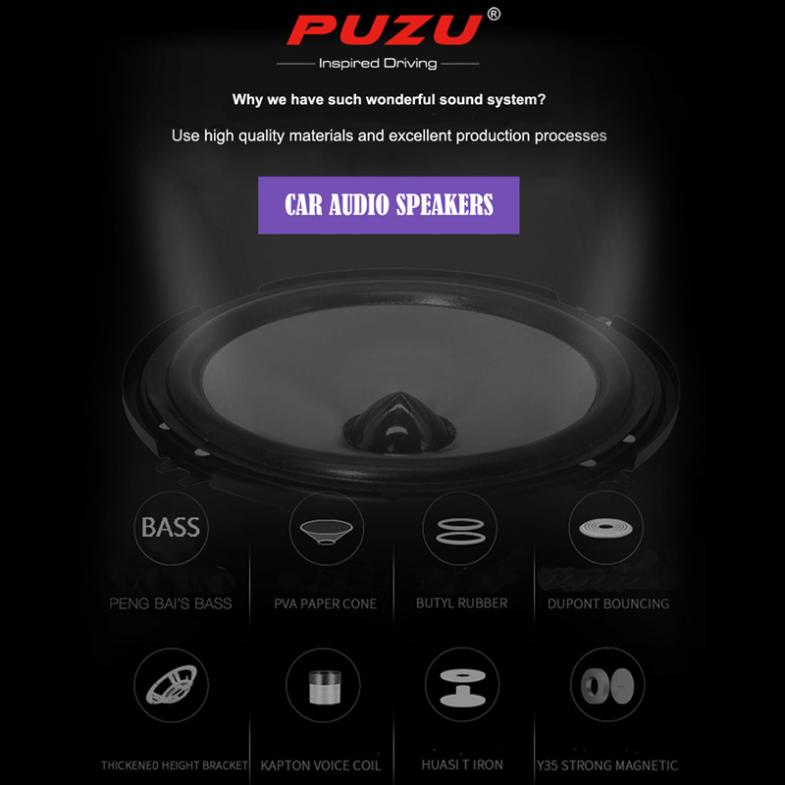 2pcs 6.5 Inch 90W Full Range F - Car Audio Component Speaker 6.5 recension och pris