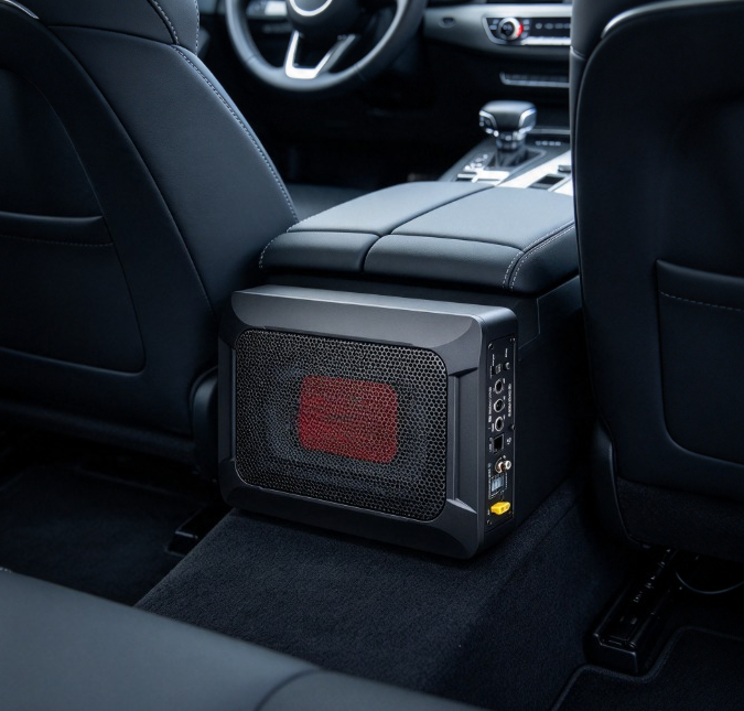 NBF618S Active Under Seat Subw - Under Seat Subwoofer Slim 8 Inch recension och pris