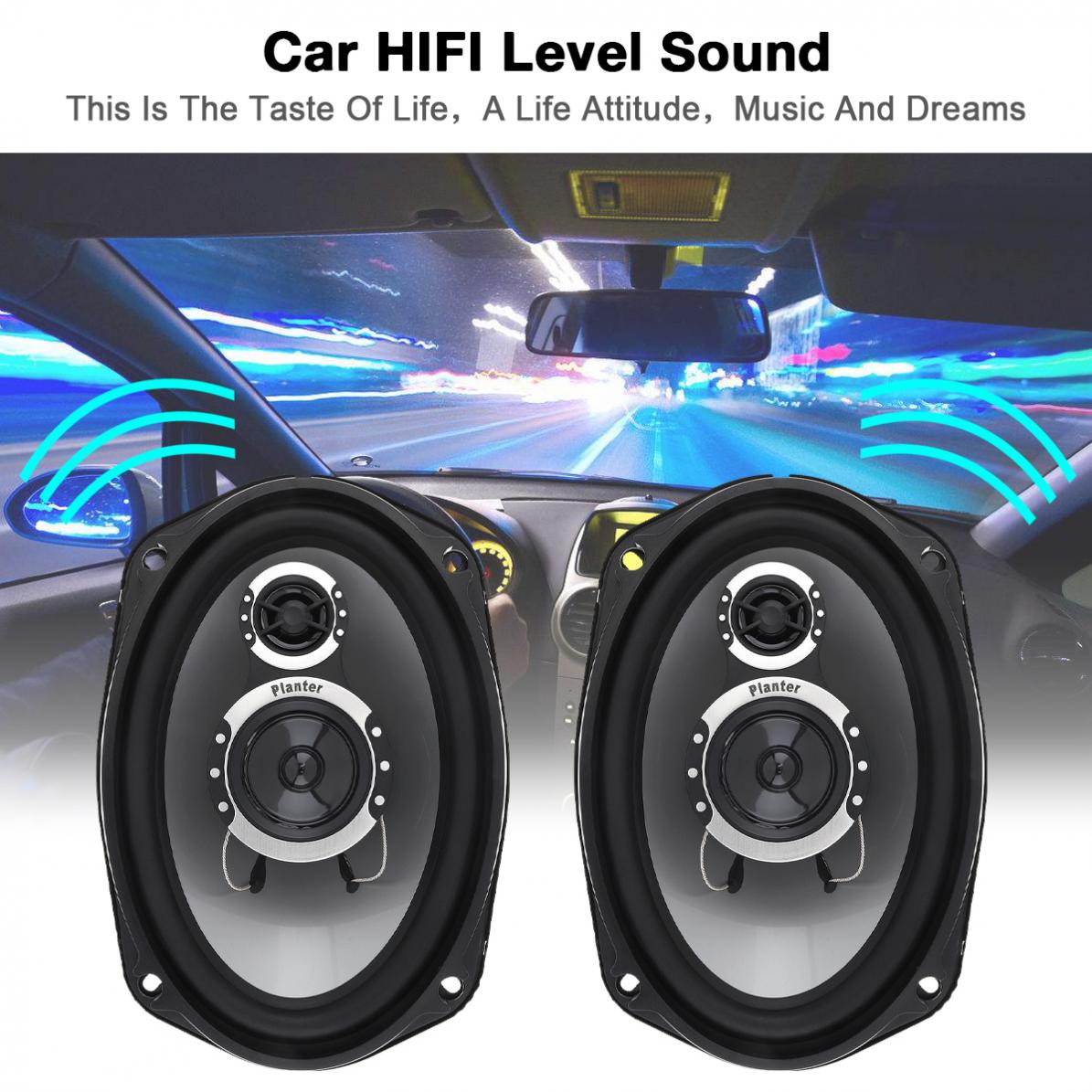 2pcs 6x9Inch 3 Way 1000W Car C - Car Coaxial Speaker 6X9 3 Way recension och pris