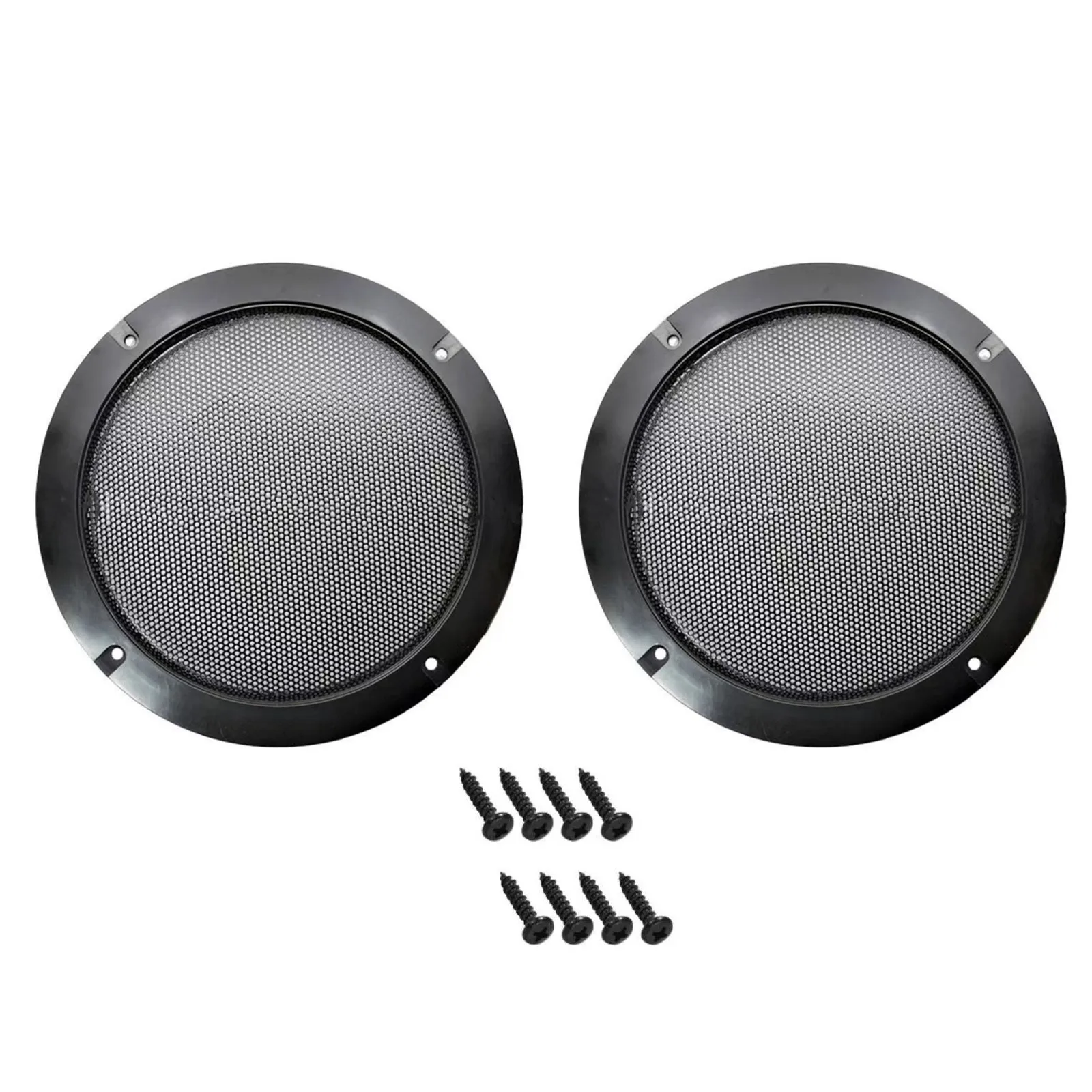 2Pcs 6.5 Inch Black Car Speake - Car Subwoofer Grill Protector recension och pris