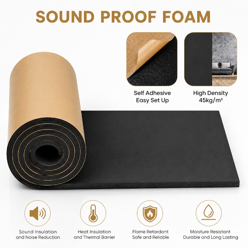 5/10/15/20mm Thickness Self Ad - Car Audio Sound Deadening Mat recension och pris