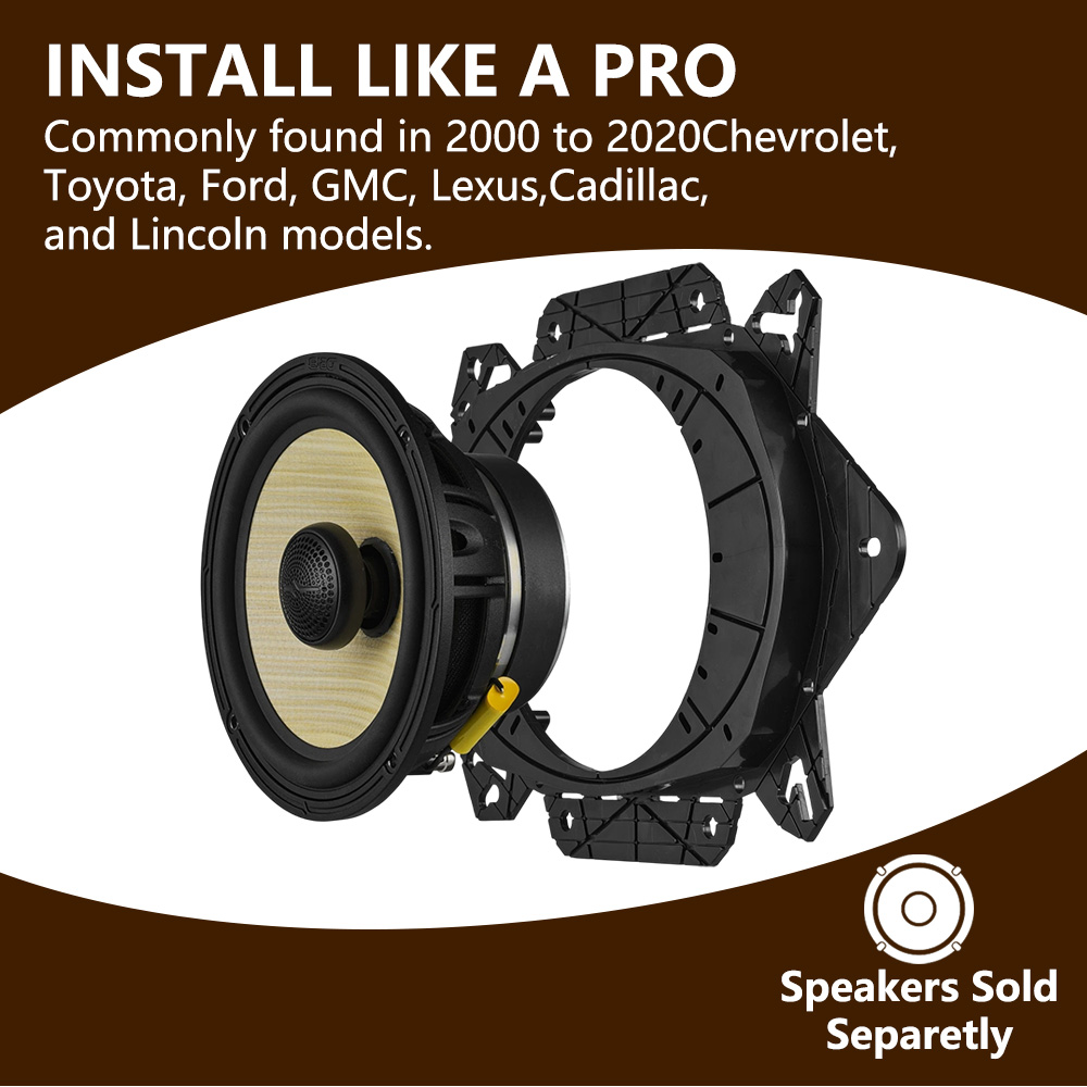 1Pair 6 X 9” to 6.5” Speakers  - Car Speaker Adapter Bracket recension och pris