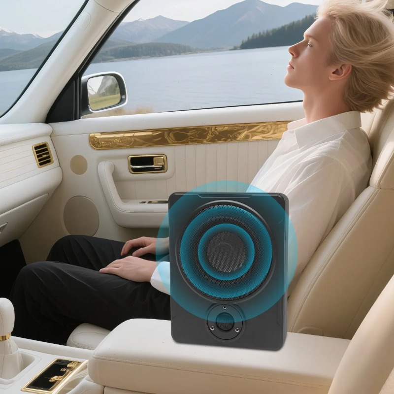 Car , Under for SEAT Active Su - Under Seat Subwoofer Slim 8 Inch recension och pris