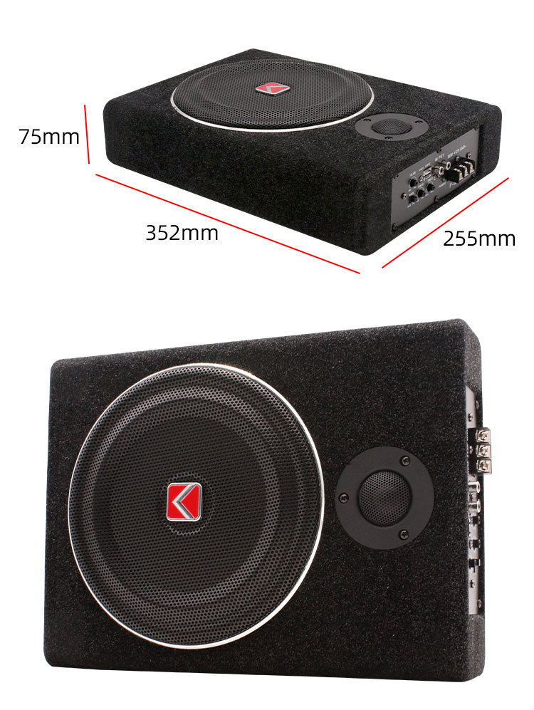 TOP 8INCH 12V Ultra-thin Car A - Under Seat Subwoofer Slim 8 Inch recension och pris