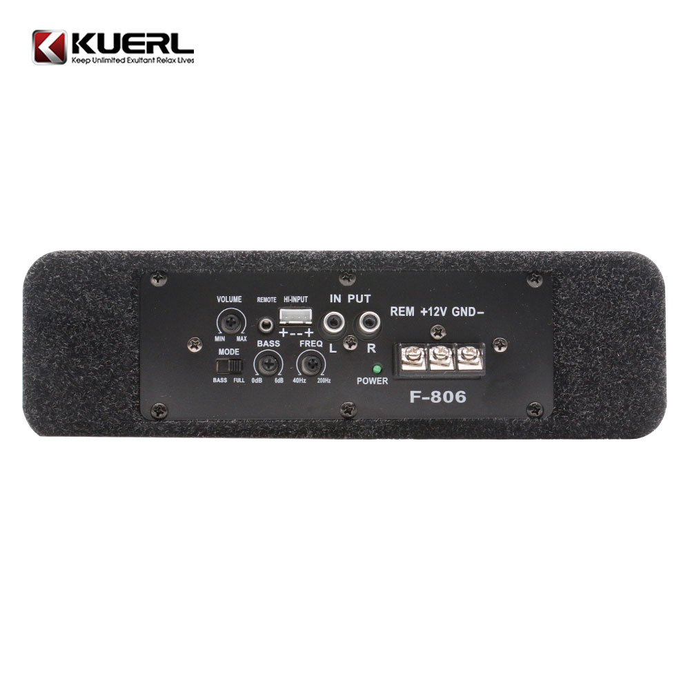 TOP 8INCH 12V Ultra-thin Car A - Under Seat Subwoofer Slim 8 Inch recension och pris