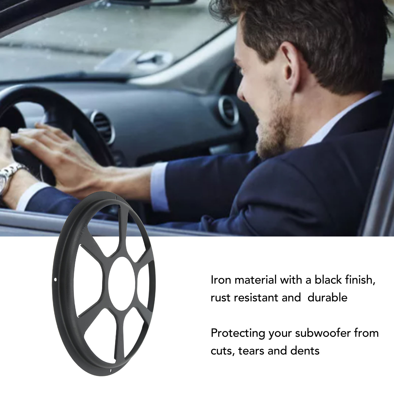 Audio Speaker Decorative Cover - Car Subwoofer Grill Protector recension och pris