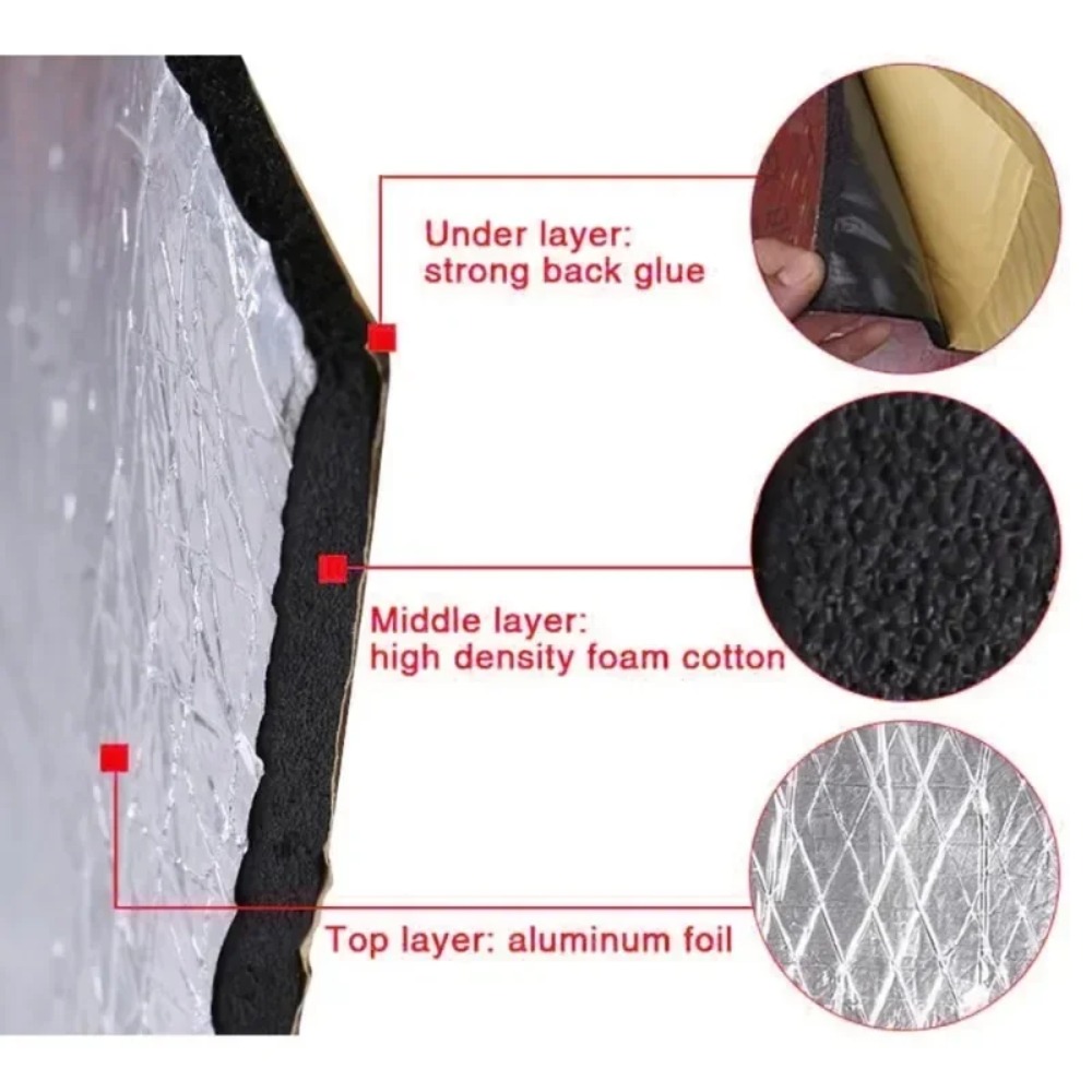 Extra Thick 20mm Car Sound Dea - Car Audio Sound Deadening Mat recension och pris