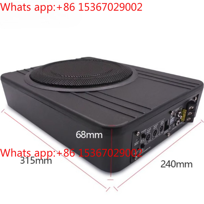 Hot Design Car Subwoofer Under - Under Seat Subwoofer Slim 8 Inch recension och pris